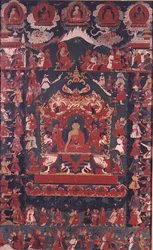 Buddha Inaugurating the Practice of Receiving Alms, from 