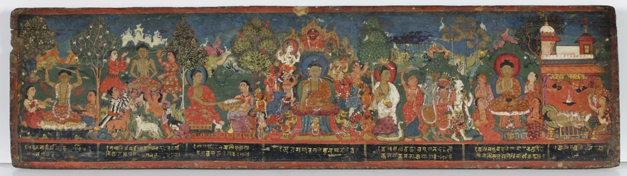 Buddhist manuscript cover