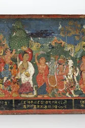 Detail (Buddhist manuscript cover)