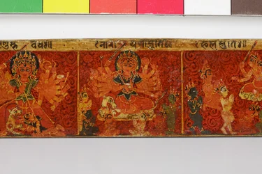 Detail (Devimahatmya manuscript cover)