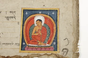 Page from a Buddhist Manuscript, Possibly from the Mahashitalanika