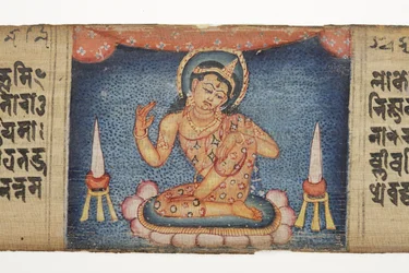 Seated Bodhisattva, from the Gandavyuha