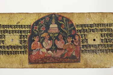 Worship of a Stupa