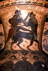 Hercules and the Centaur Setos (Detail)