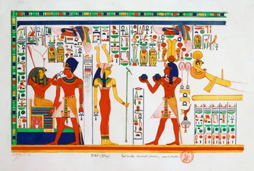 Mural from El-Kab, Egypt