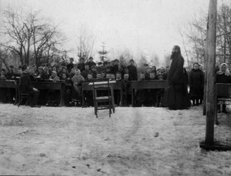 Russian village school