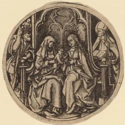 Madonna and Child with Saints Christopher and Erasmus