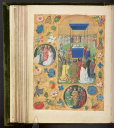 The Adoration of the Mystic Lamb, from the Hours of Philip the Fair