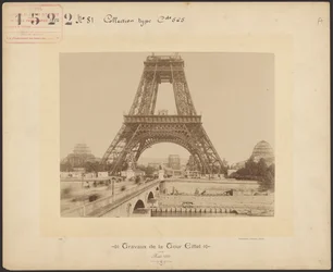 Work on the Eiffel Tower
