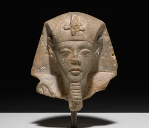Head from a Shabti of Akhensten