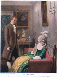 With Eve in London! Well, she said as if it was the first moment of their meeting, how have you been sir?