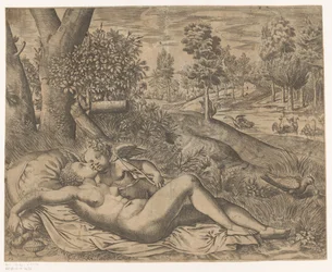 Venus and Cupid