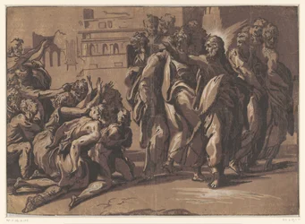 Christ heals lepers