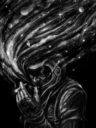 Astronaut Cosmic Smoke
