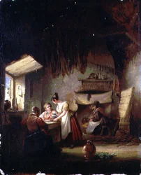 Interior with Figures