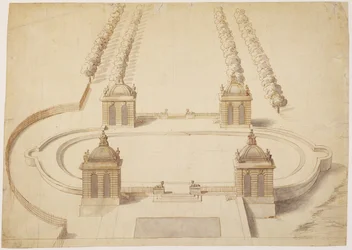 Design for a Bowling Green, Hampton Court, c.1689-91