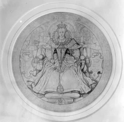 Design for the Obverse of Queen Elizabeth I
