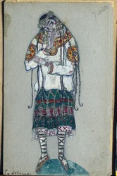 The Young Girl, Costume Design for Igor Stravinsky