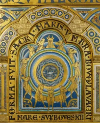 Twelve beasts of the Apocalypse, from the Verdun Altar