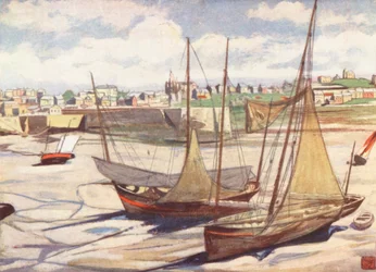 The Harbour at Low Tide, Granville