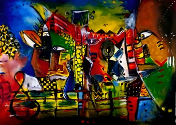 Abstract Music Faces