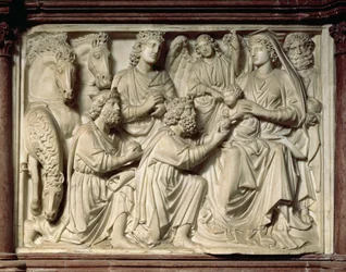 Relief Depicting the Adoration of the Magi from the Pulpit