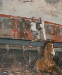 Jump from the train