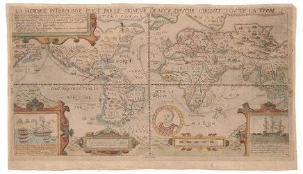 The Heroic Enterprise by Sir Drake to Circumnavigate the Earth, possibly Antwerp, c.1590