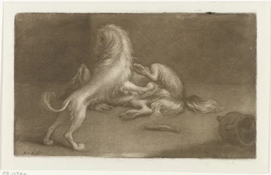 Two Playing Dogs