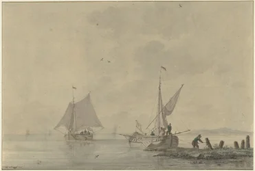 Still Water with Docked Boat