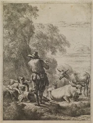 The Shepherd Playing the Flute