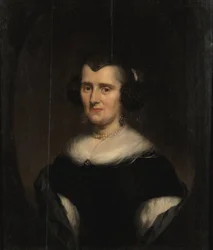 Bust-Length Portrait of a Middle-Aged Woman