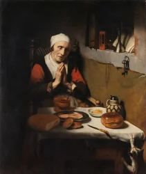 Old Woman Saying Grace, Known as 
