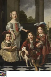 Portrait of Four Children