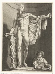 Apollo Belvedere (Three Antique Statues in Rome after Goltzius)