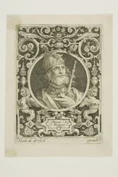 Hector of Troy, plate one from The Nine Worthies