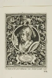 Judas Maccabee, Plate Six from The Nine Worthies