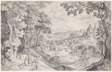 Landscape with Deer Hunt