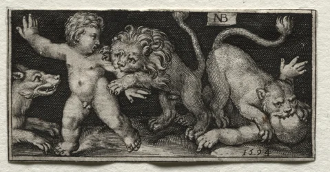 Lions Attacking Children, 1594