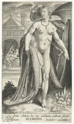Lucretia with Dagger Against Her Chest