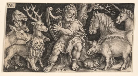 Orpheus from Fighting Chimeras and Scenes from Aesop