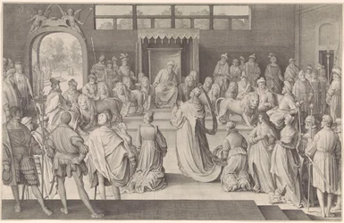 Solomon Receives the Queen of Sheba
