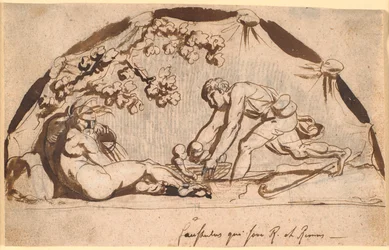 The Shepherd Faustulus Finds Romulus and Remus