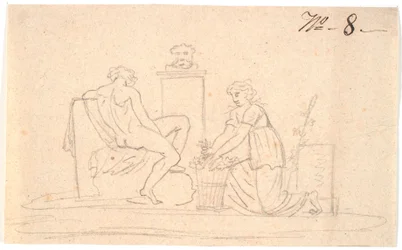 Scene with Two Figures