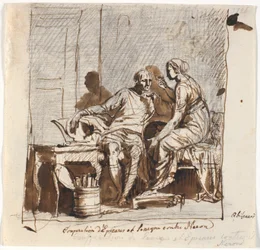Seneca and Epicharis Conspire Against Nero