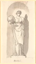 Urania as a Statue in a Niche
