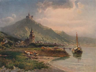 Braubach and Marksburg Castle, 1923