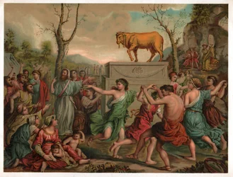 Adoration of the golden calf