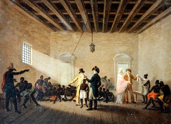 An Interior with Slave Traders
