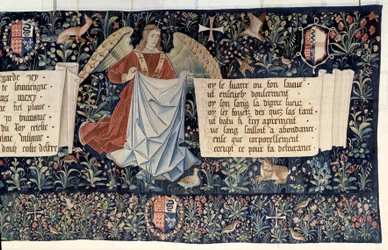 Hanging of the Revelation: Angels Carrying Instruments of the Passion